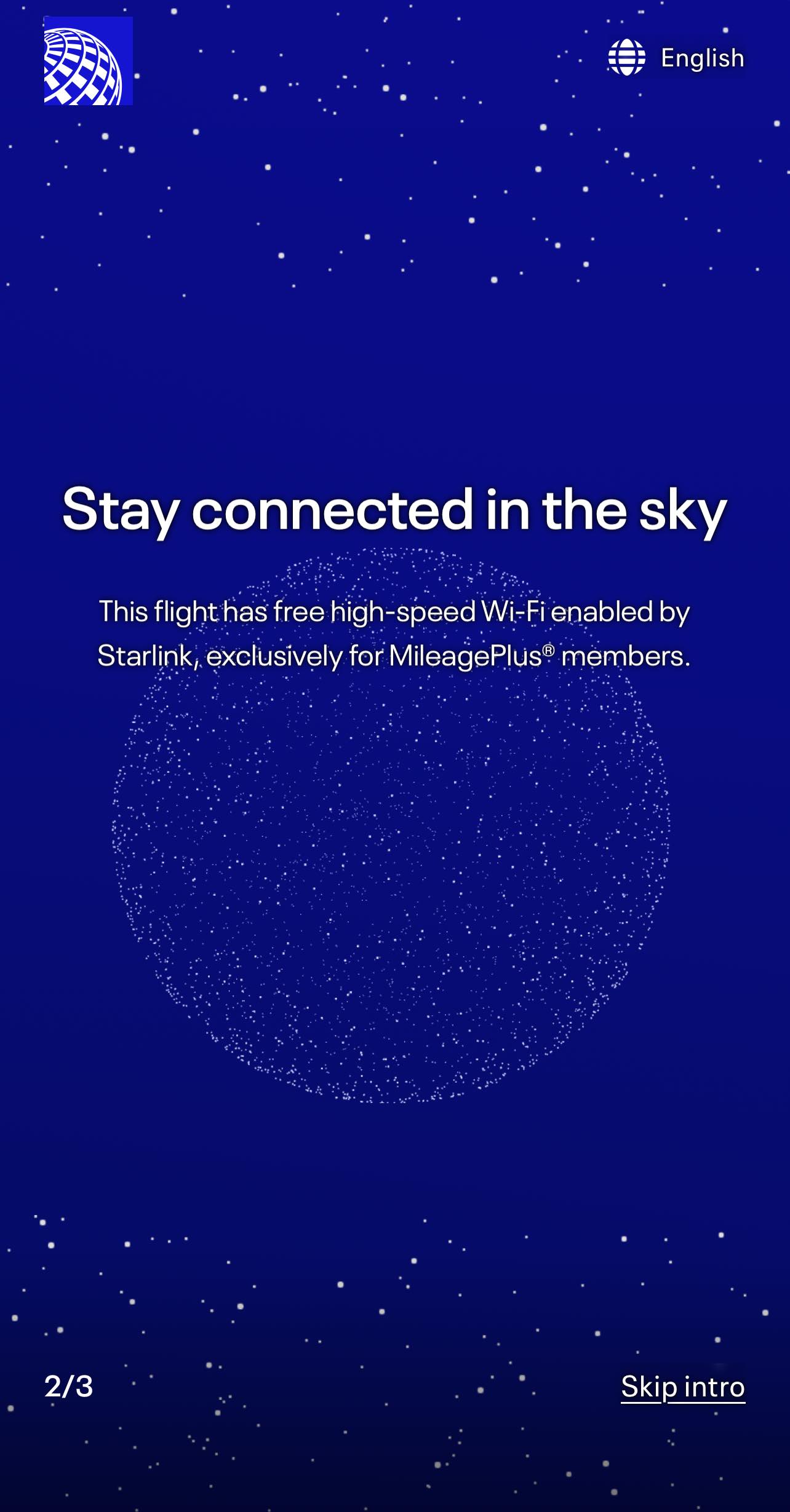 a blue background with white text