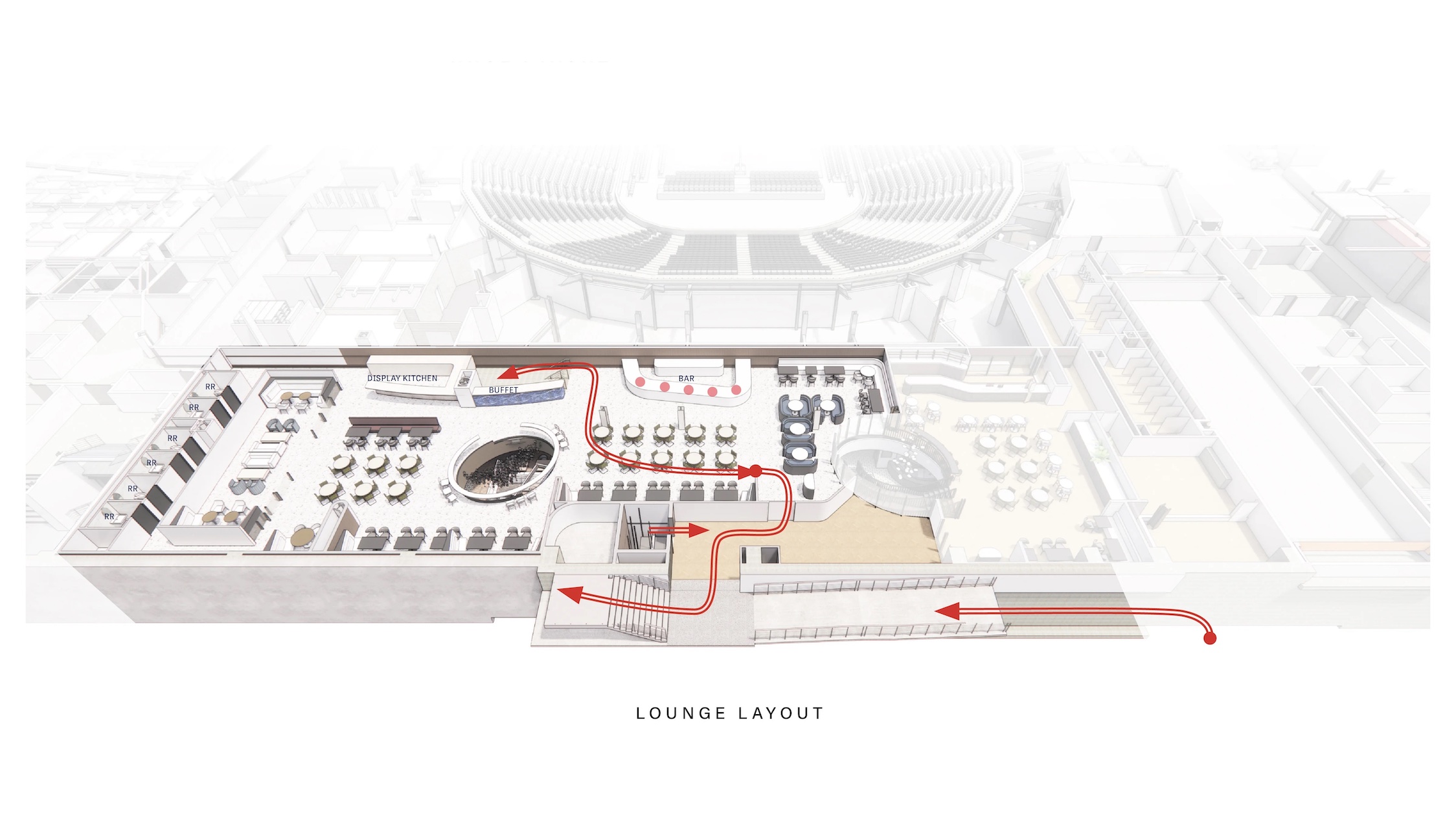 a diagram of a lounge layout