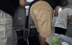 paid extra legroom babysitting kids exit row