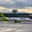 Air Baltic Airbus A220 taxiing
