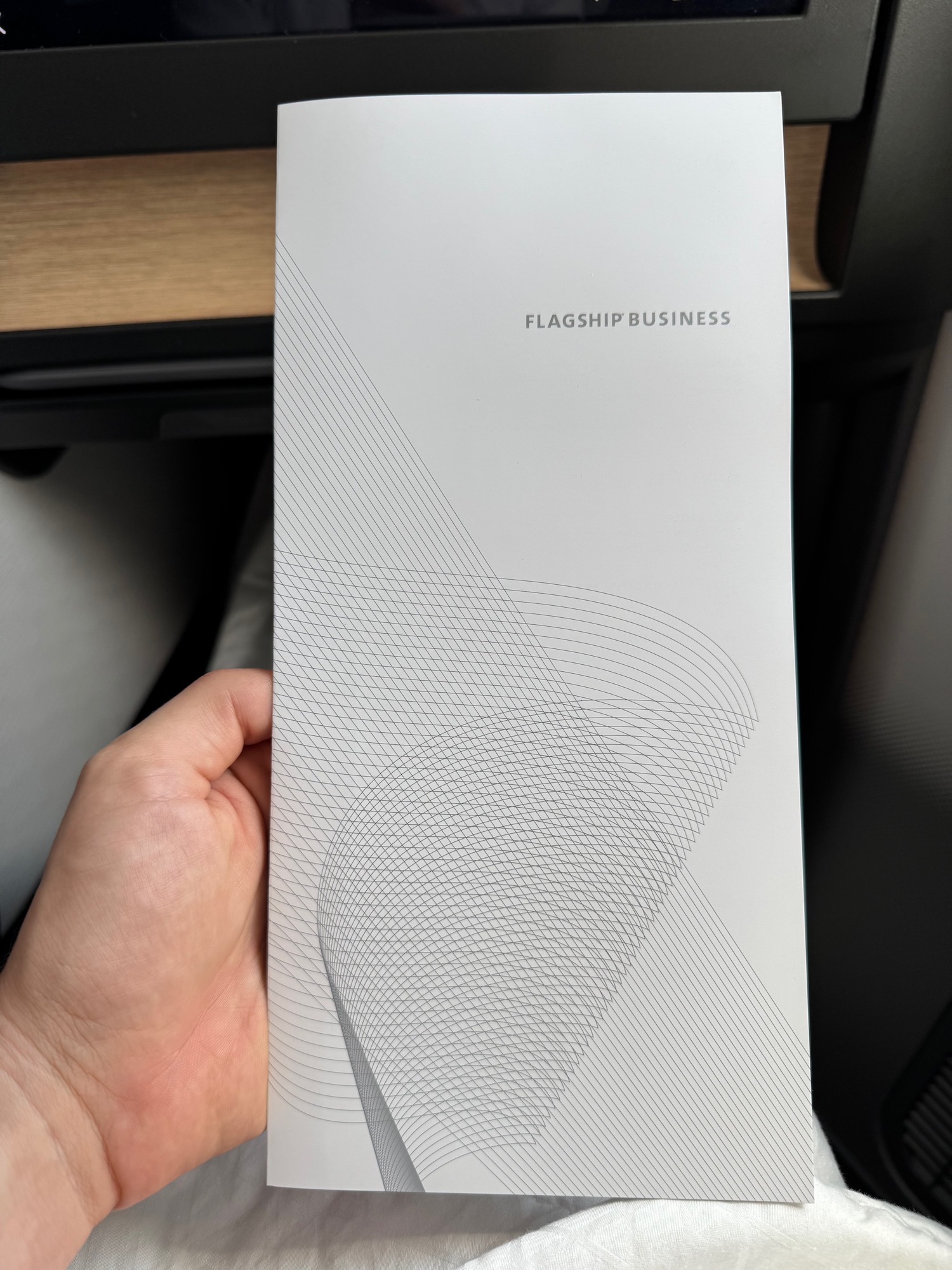 a hand holding a white rectangular object