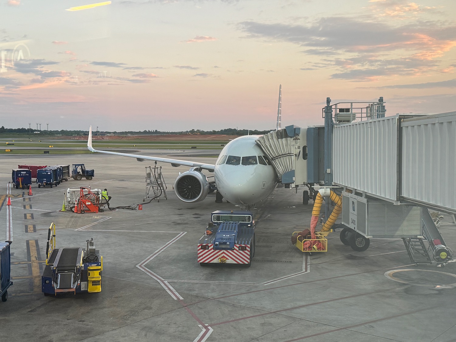 an airplane on the tarmac