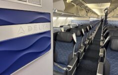 a row of seats on an airplane