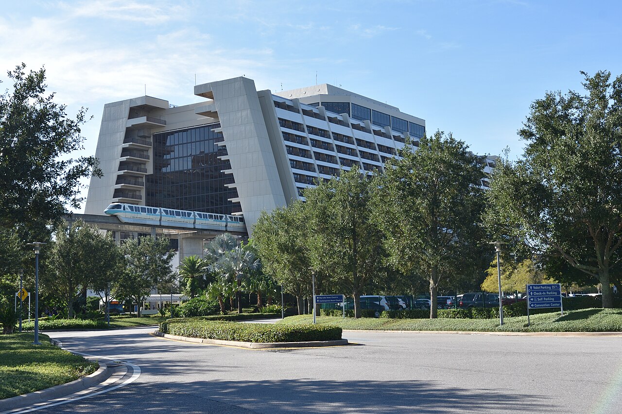 Disney Contemporary Resort via wiki commons