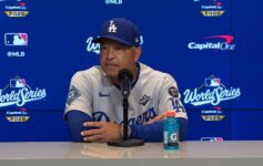 LA Dodgers manager delayed flight