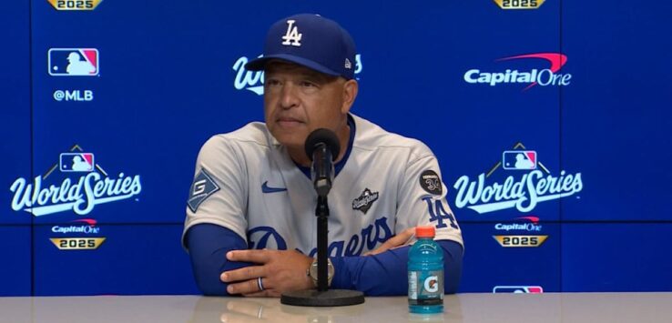 LA Dodgers manager delayed flight