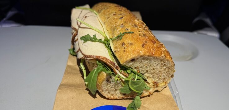 JetBlue Turkey Havarti Sandwich