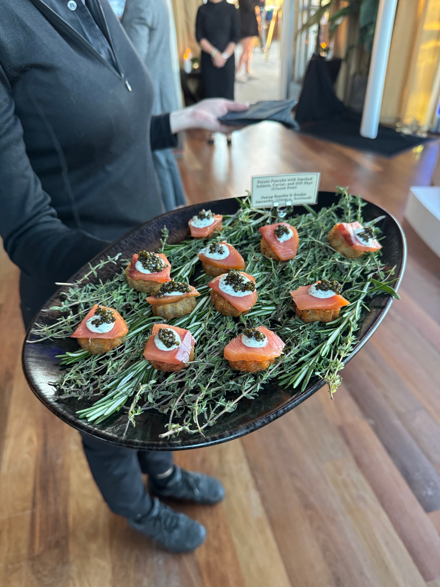 a plate of food on a table