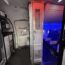 an airplane with a door open