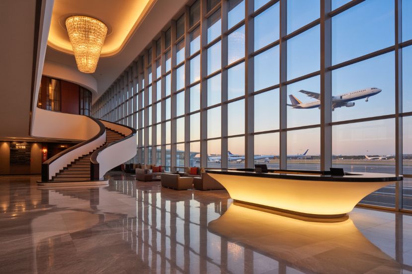pan am hotel lobby proposed