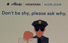 Alaska Airlines privacy poster