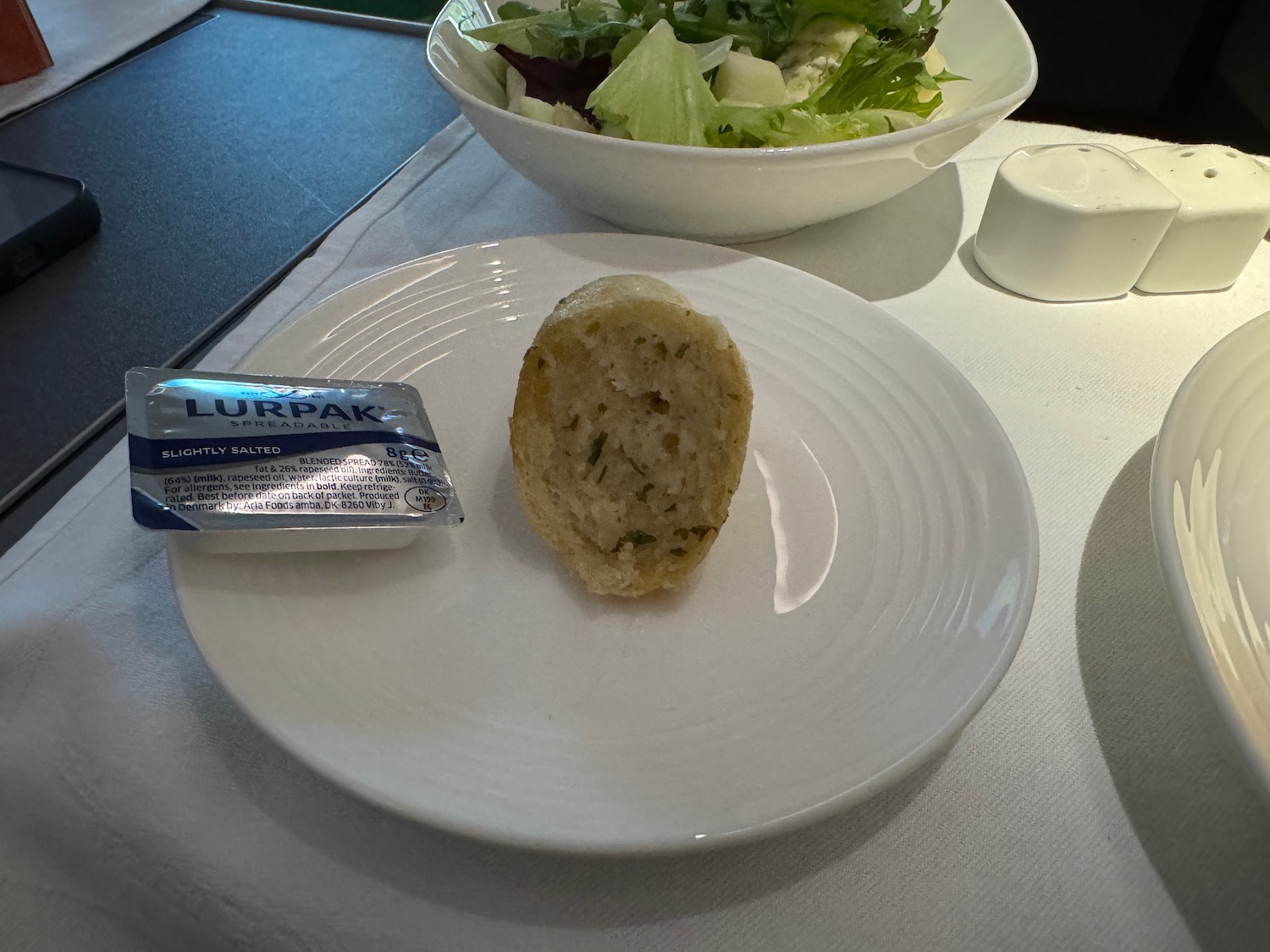 a plate of food on a table