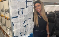 JetBlue gratitude wall