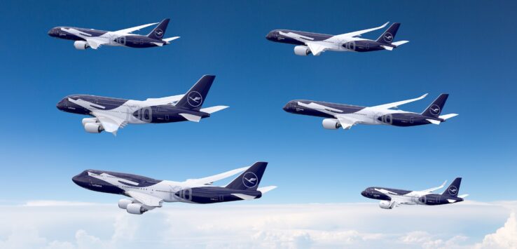 Lufthansa 100th anniversary fleet