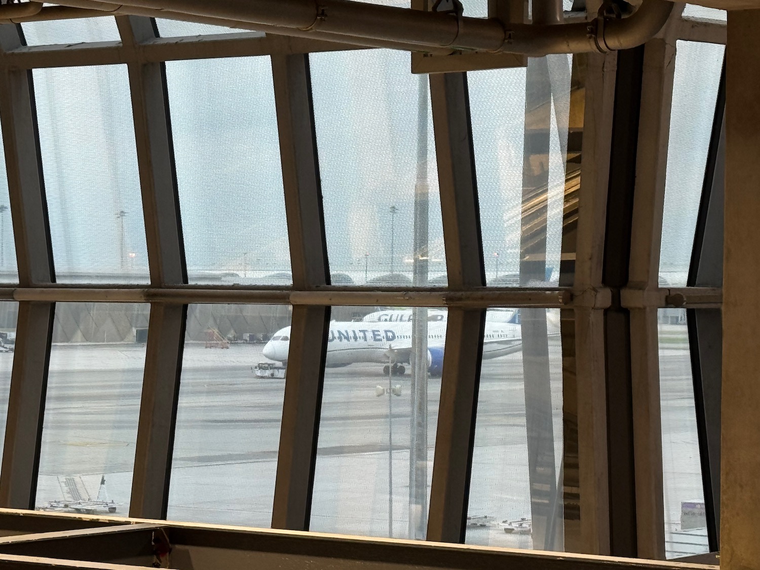 a plane on the runway