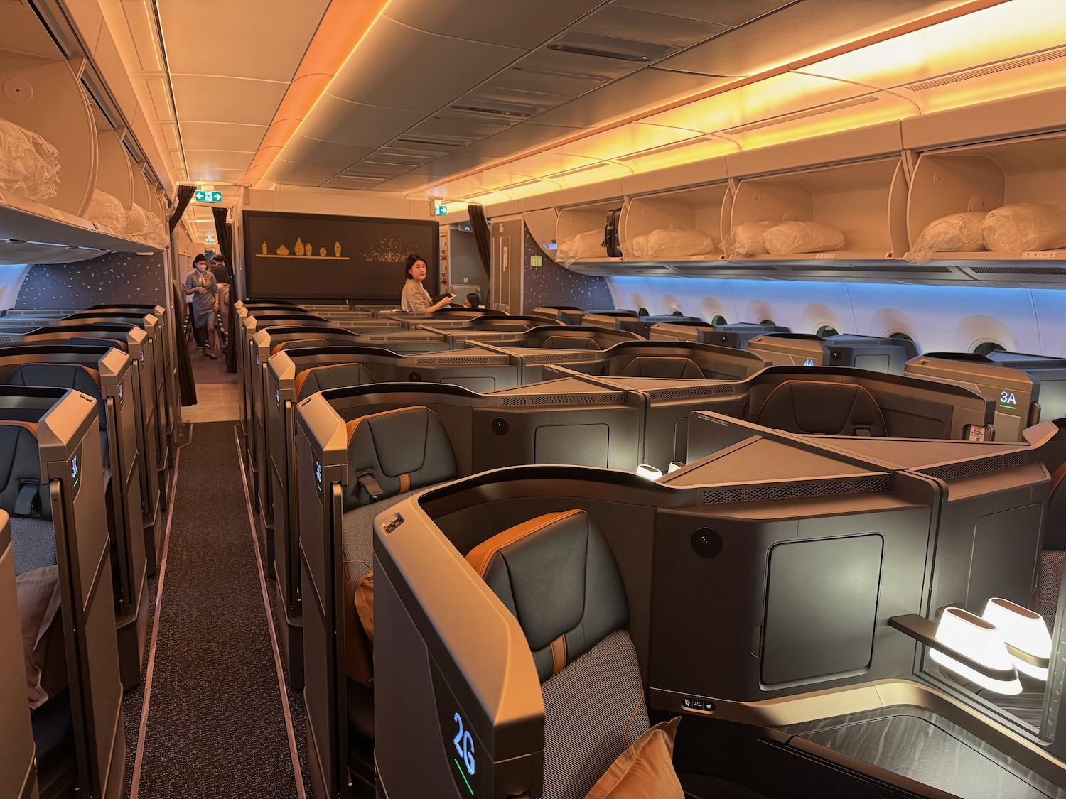 a person in an airplane