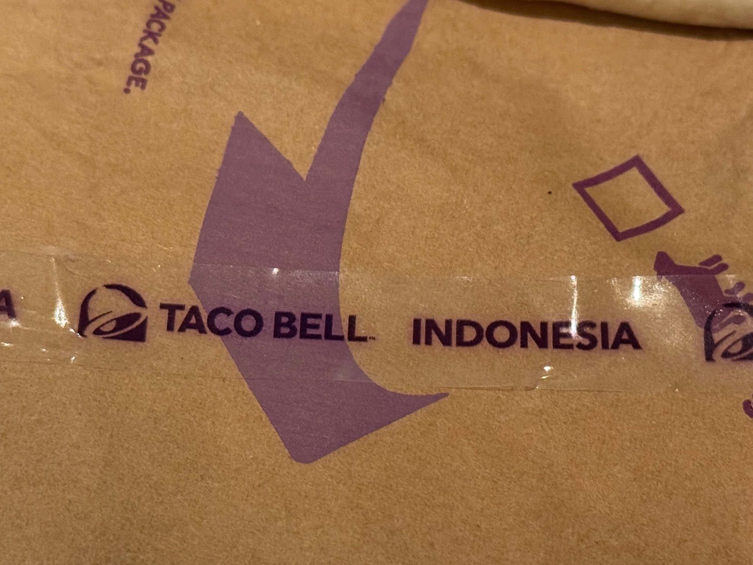 a close up of a package