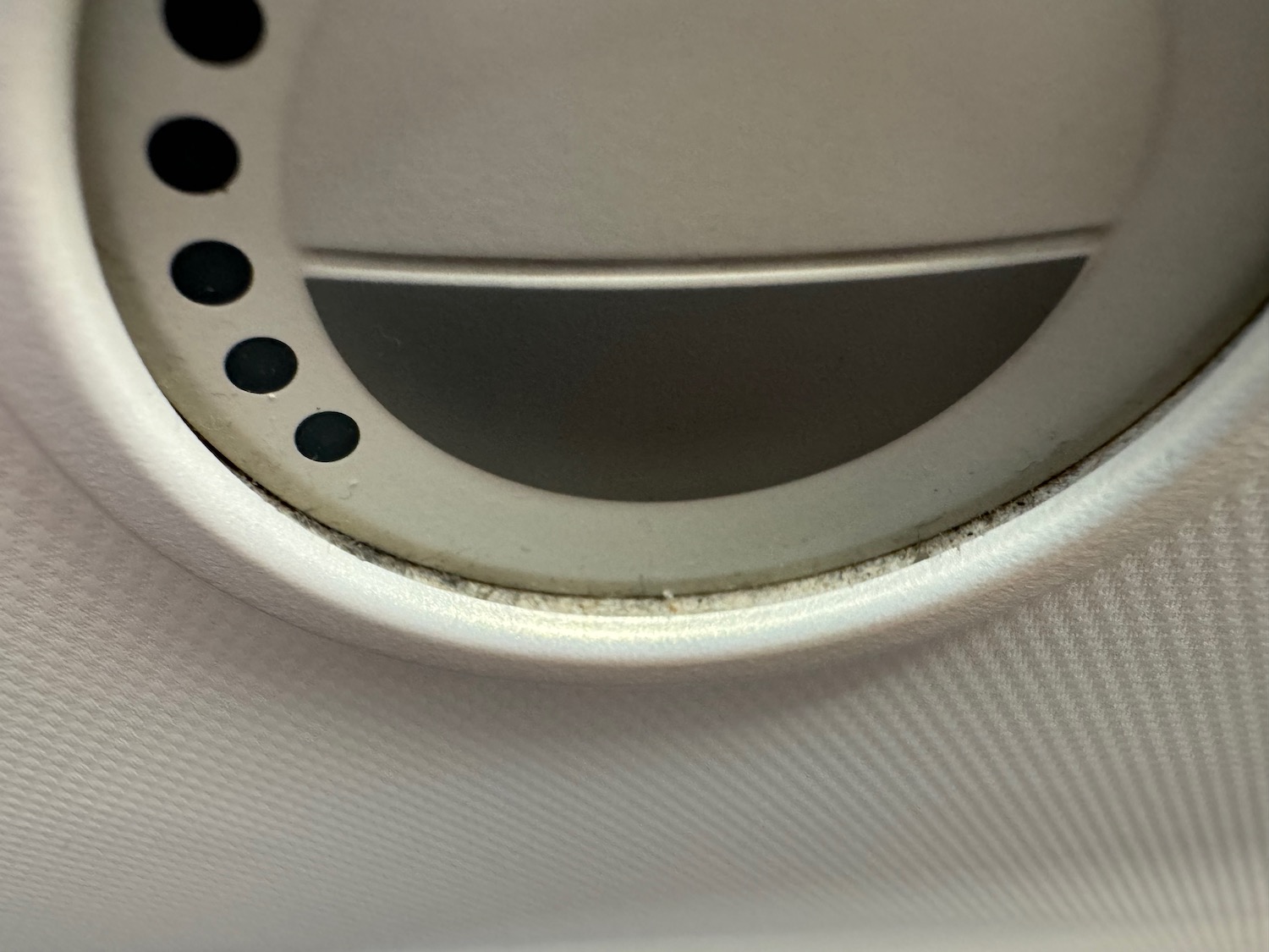 a close up of a vent