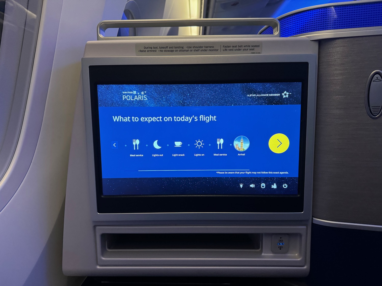 a screen on a plane