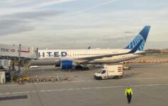 a plane on the tarmac