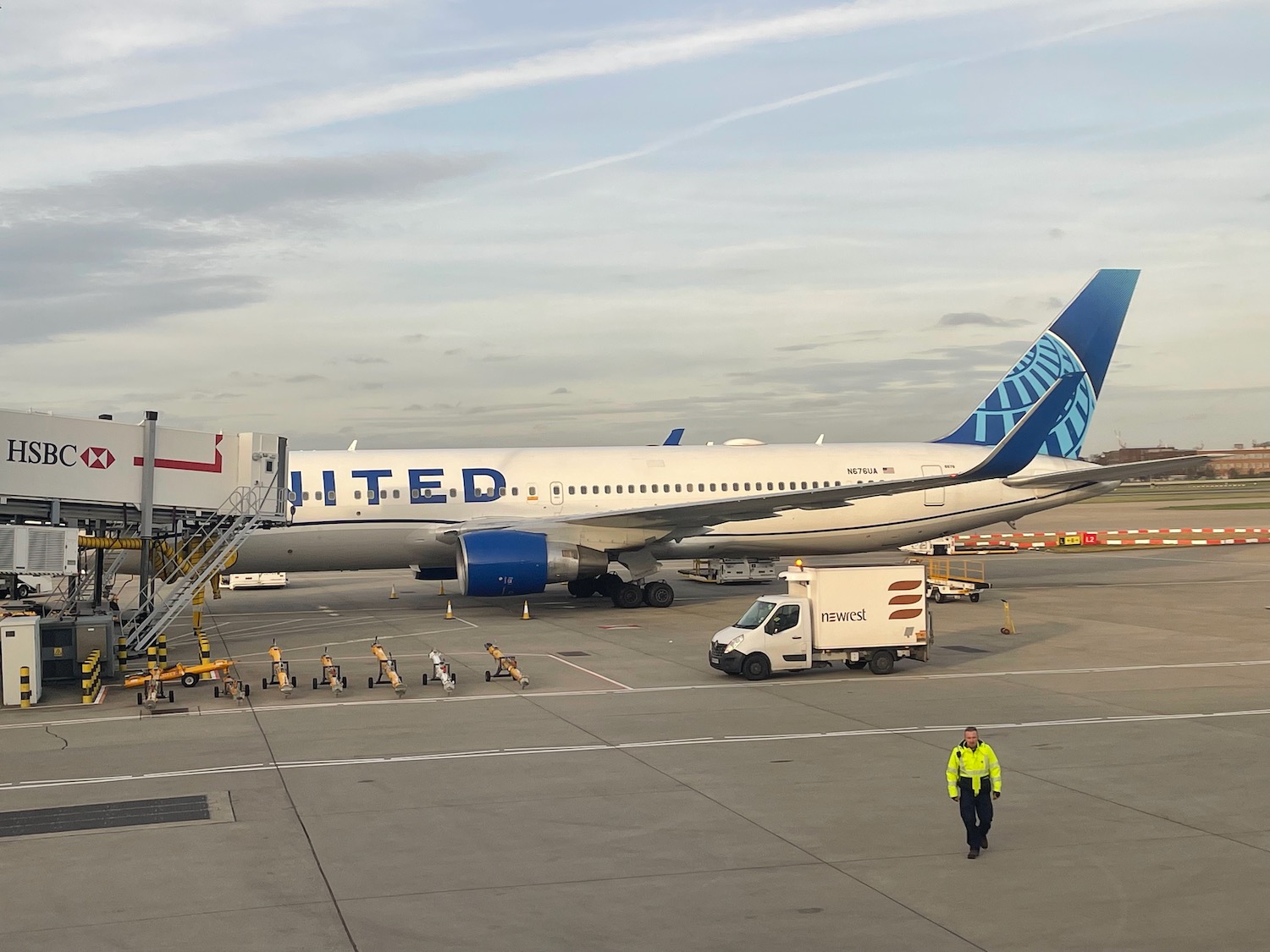 a plane on the tarmac