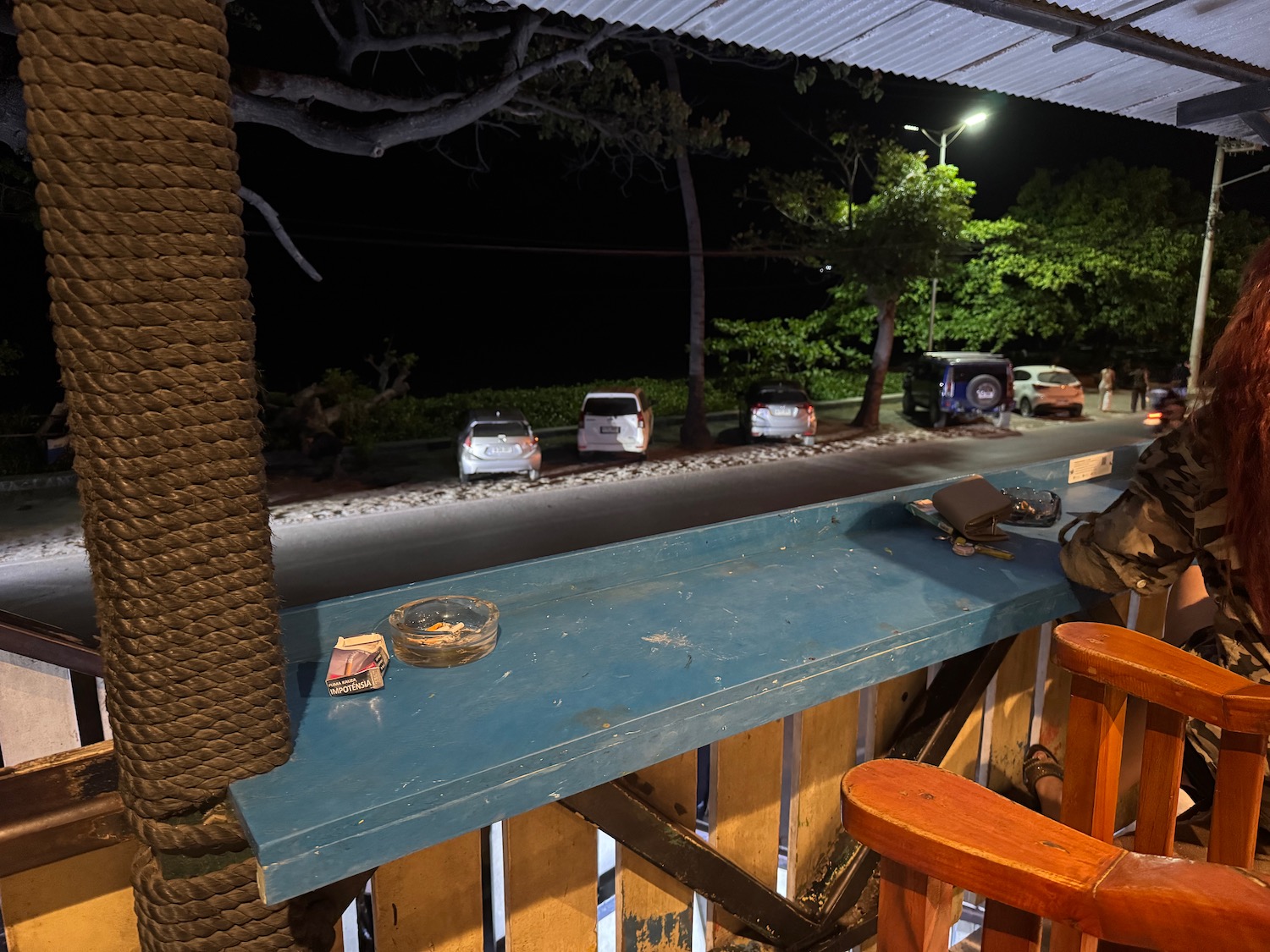 a blue table with a wooden chair and a table with a table and a chair and a table with a chair and a table with a chair and a table with a table and a chair and