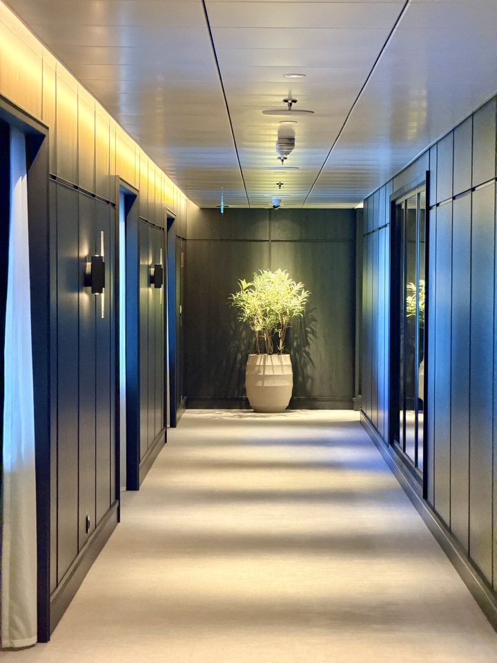 the ritz carlton yacht collection hallway