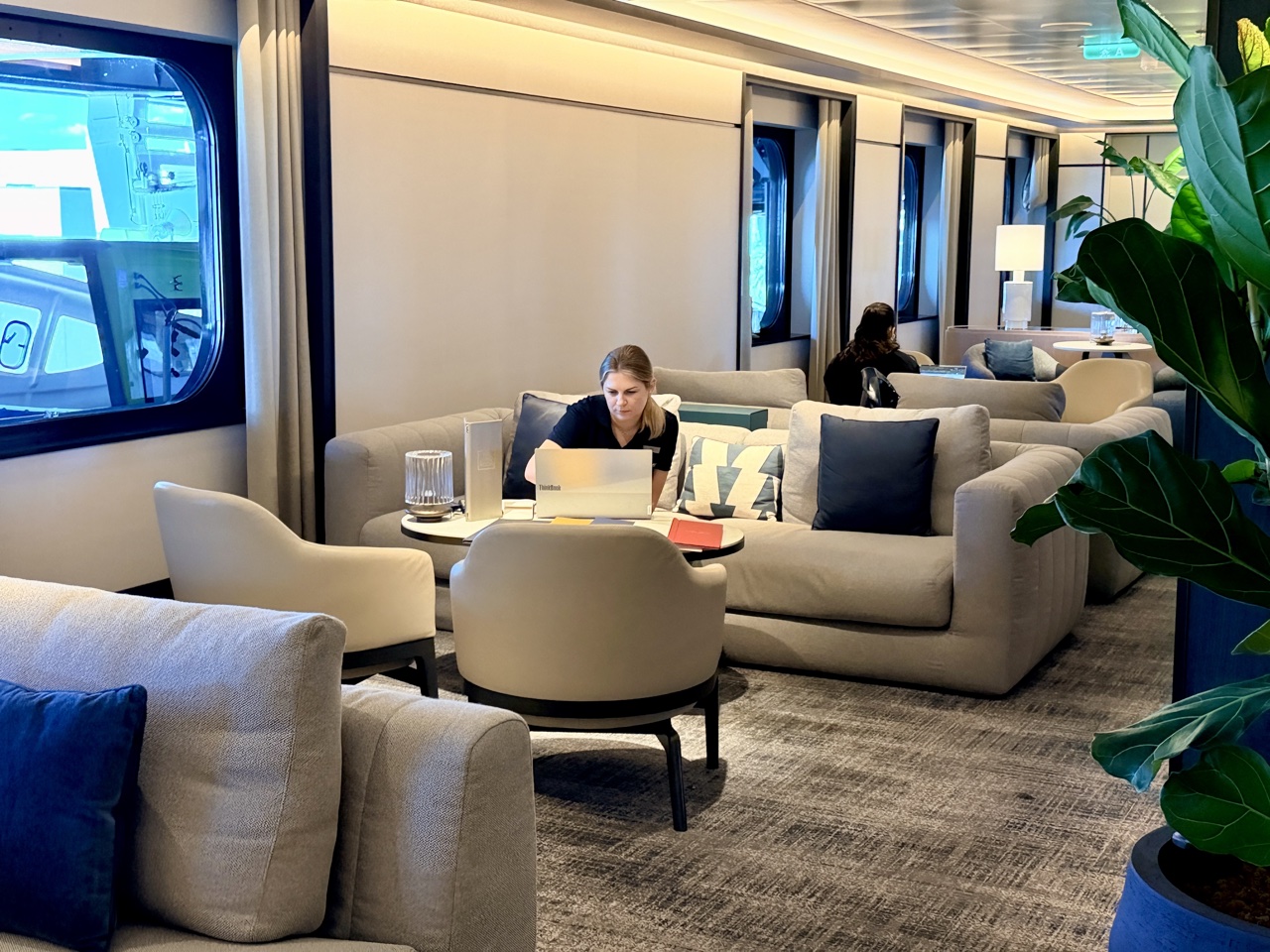 the ritz carlton yacht collection living room check-in