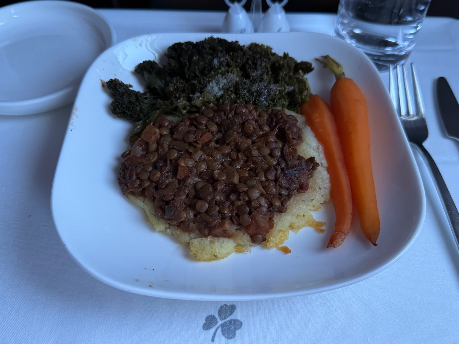 a plate of food on a table