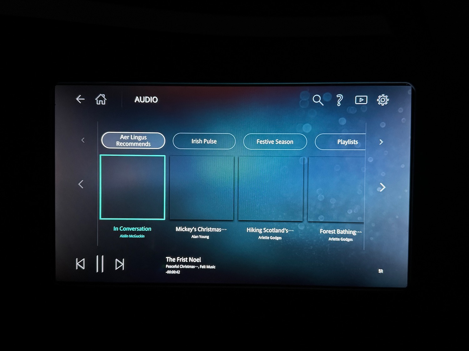 a screen shot of a device