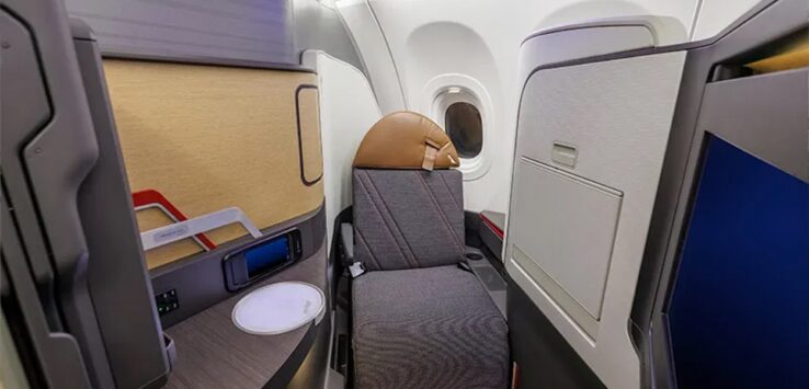 American Airlines A321XLR Screen Issue Business Class