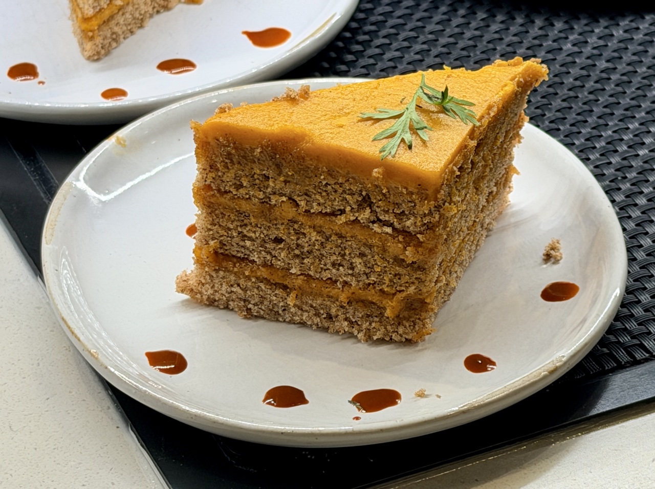 American Airlines Lounge Philadelphia flagship carrot cake
