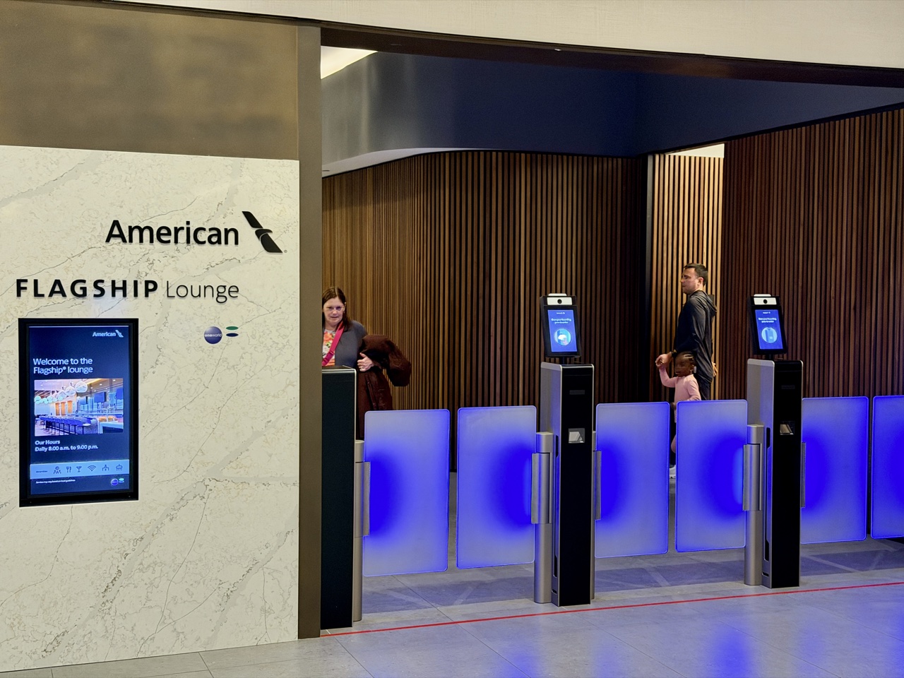 American Airlines Lounge Philadelphia flagship lounge entrance