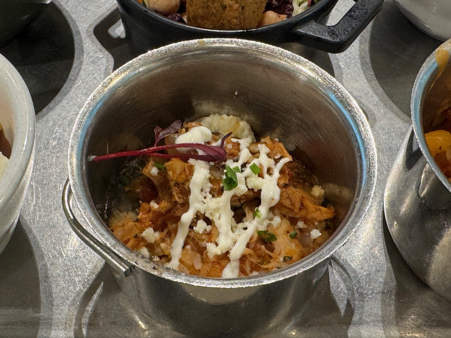 a pot of food on a stove