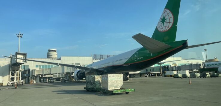 a plane on the tarmac