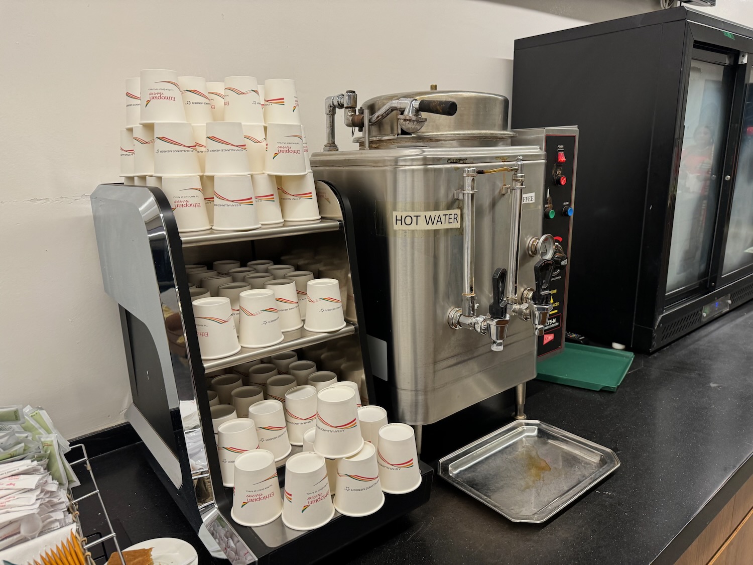 a machine with cups on it