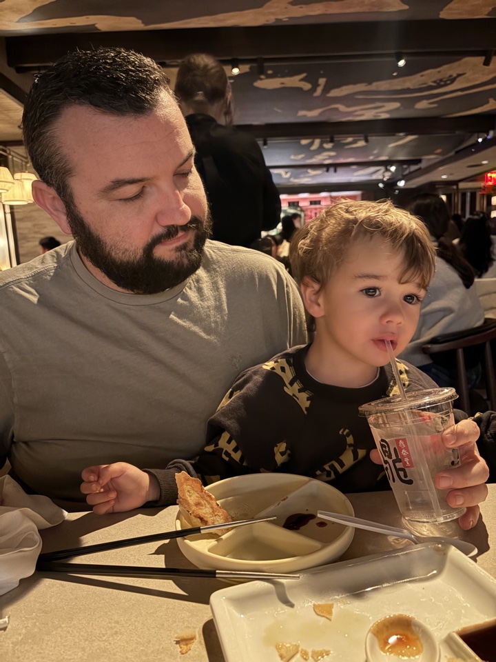 Family Christmas trip to New York Din Tai Fung Frankie