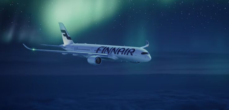 an airplane flying in the sky