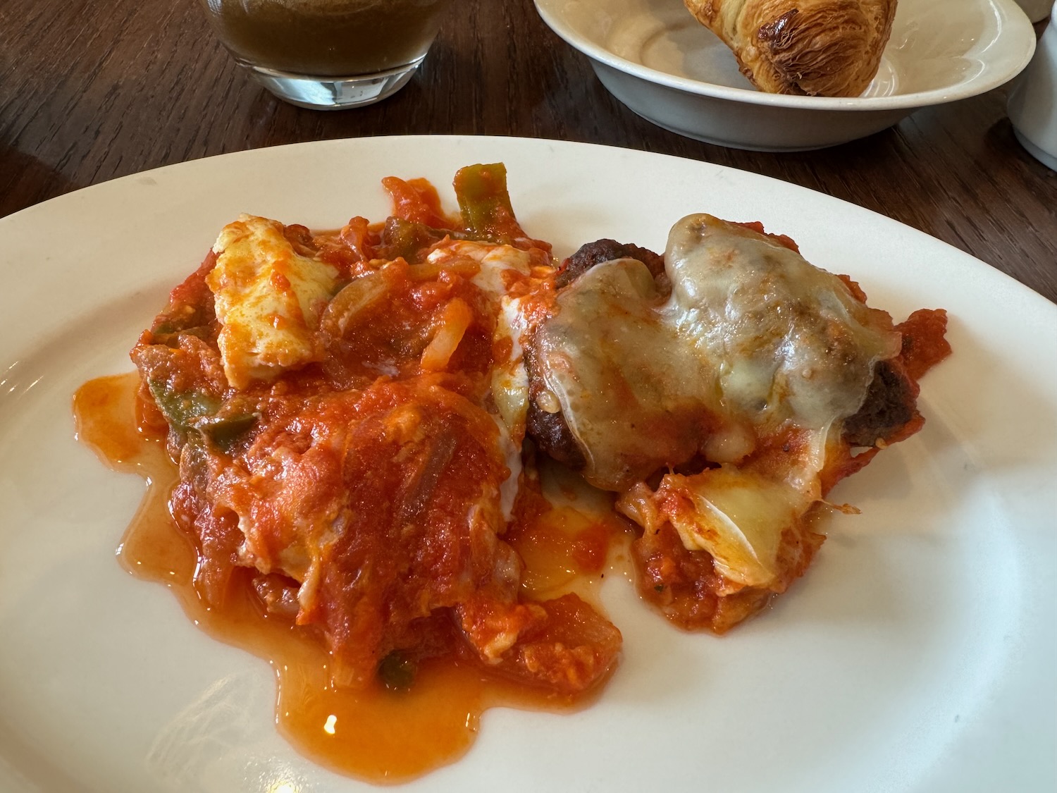 a plate of food on a table