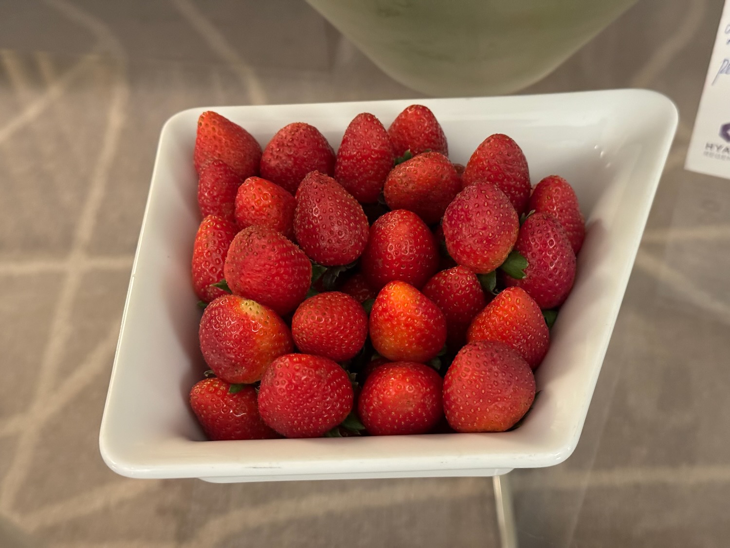 a bowl of strawberries