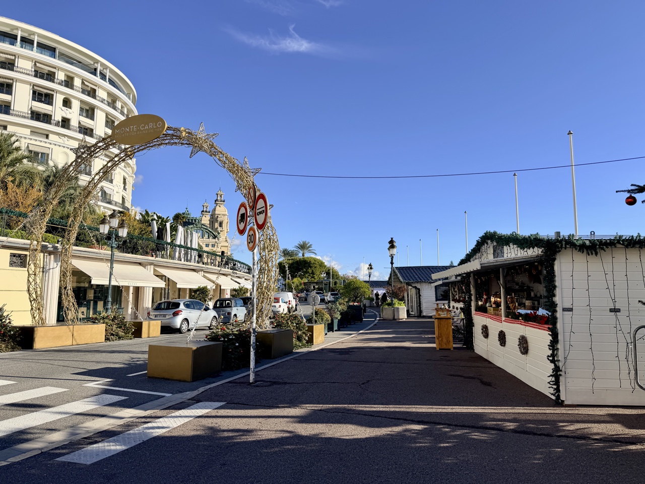 Monte Carlo Monaco holiday market