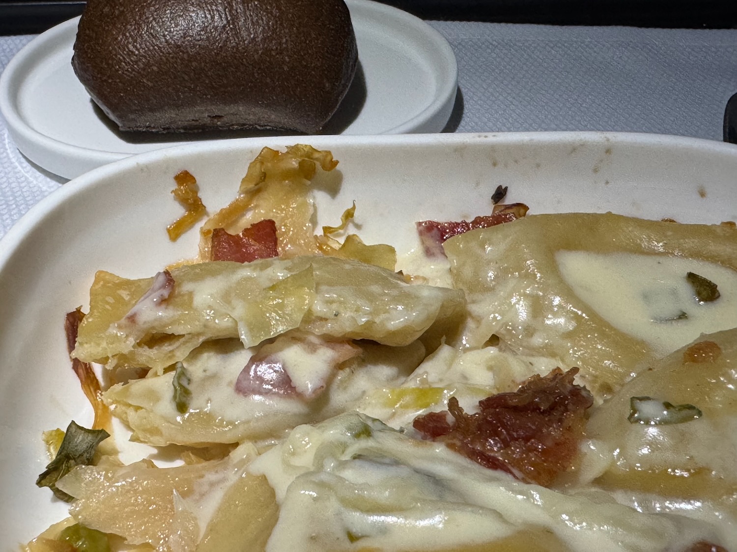 a plate of food on a table