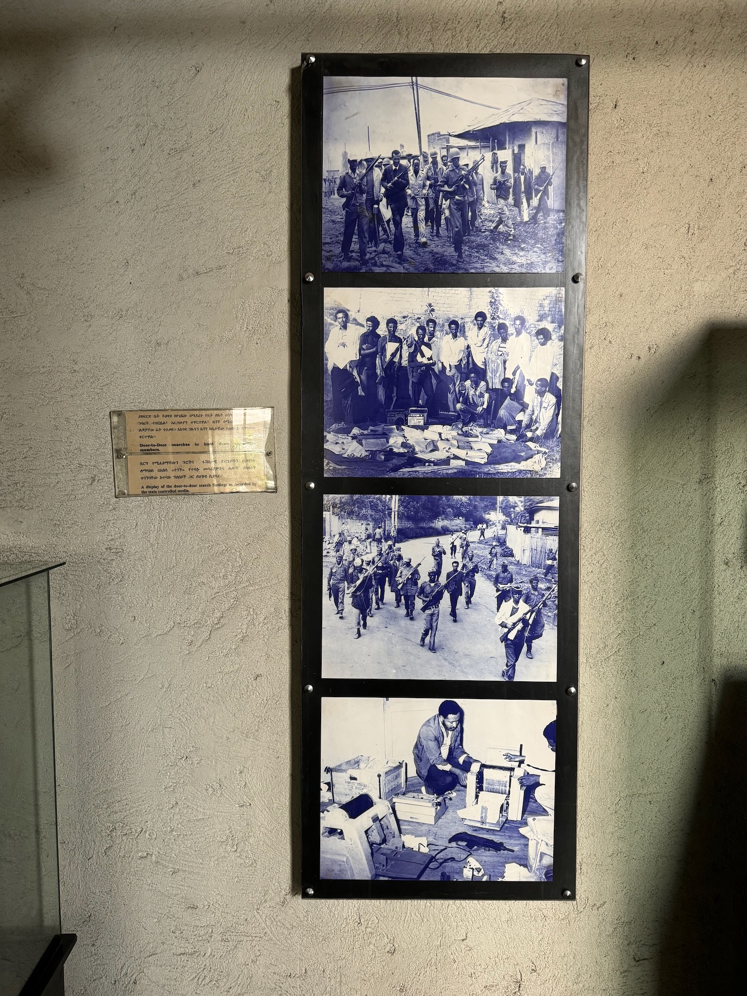 a group of pictures on a wall