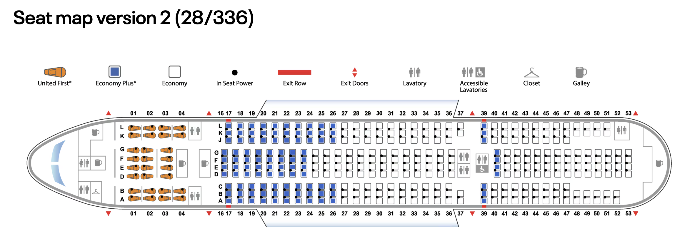 united airlines boeing 777-200 coffin class high density