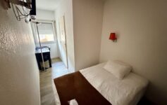 Two Star Hotel Cannes France - bedroom wide