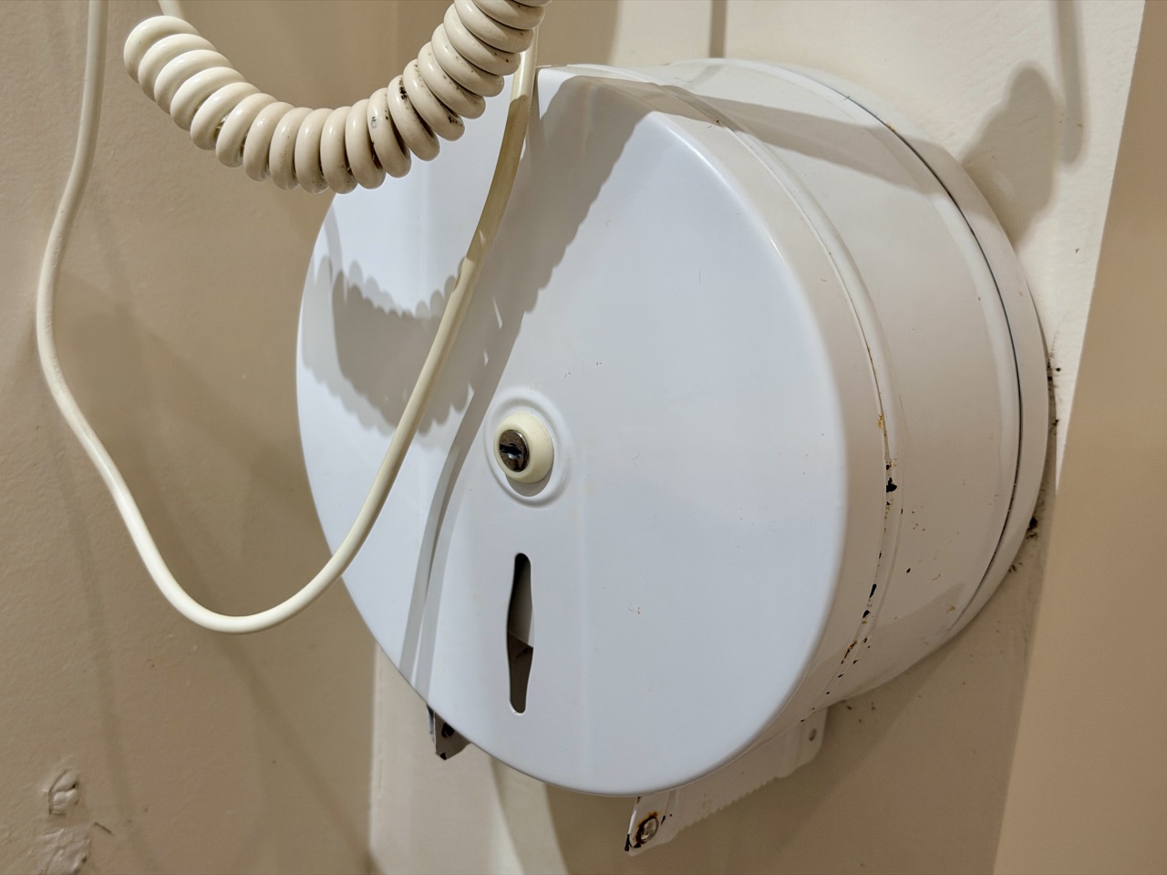 Two Star Hotel Cannes France - toilet paper dispenser