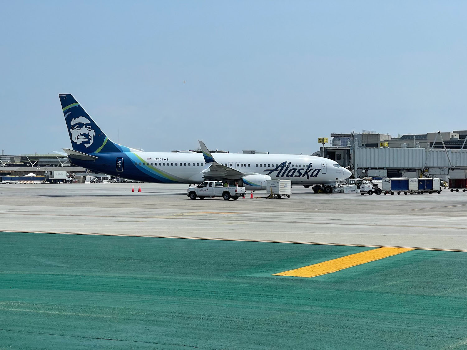 a large airplane on the runway