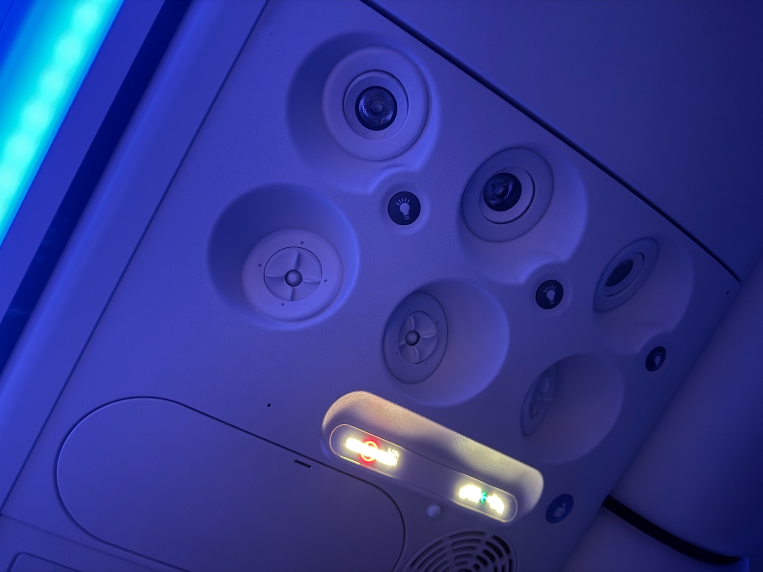 a close up of a panel