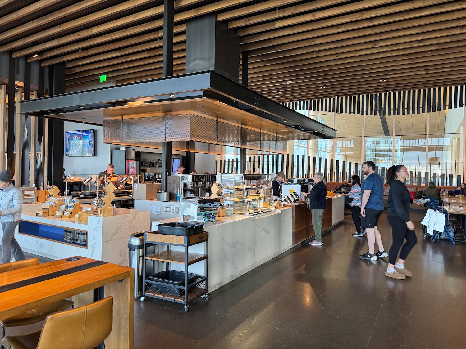 people standing in a room