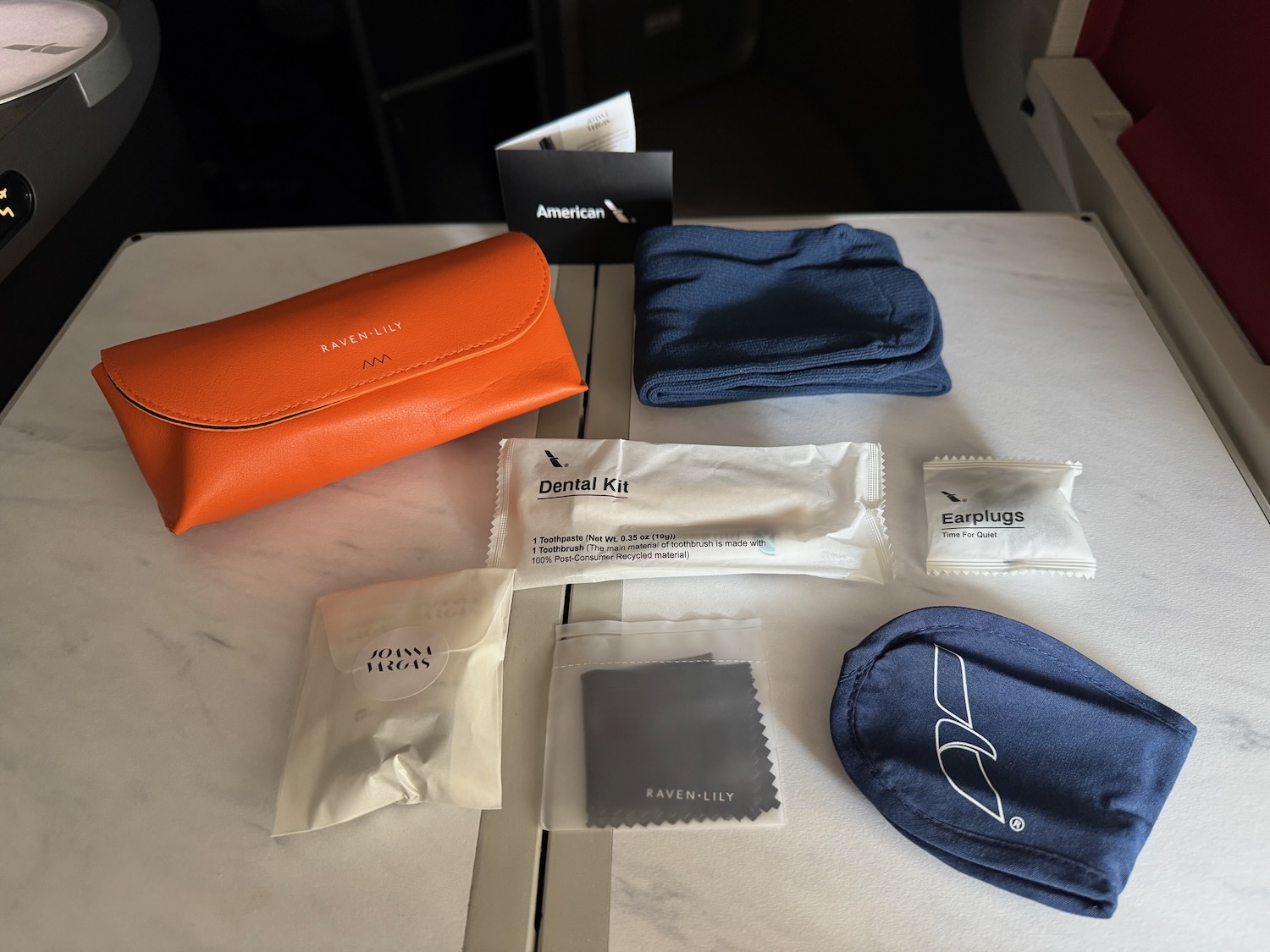 a group of items on a table